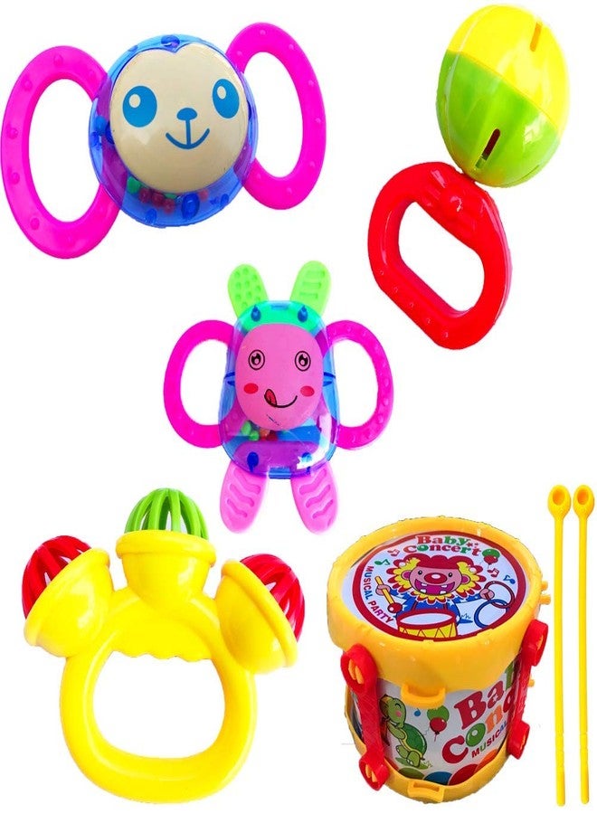 FRATELLI - HMC - Activity RATTLES & TEETHER Set ( 5 PC ) - Image 1